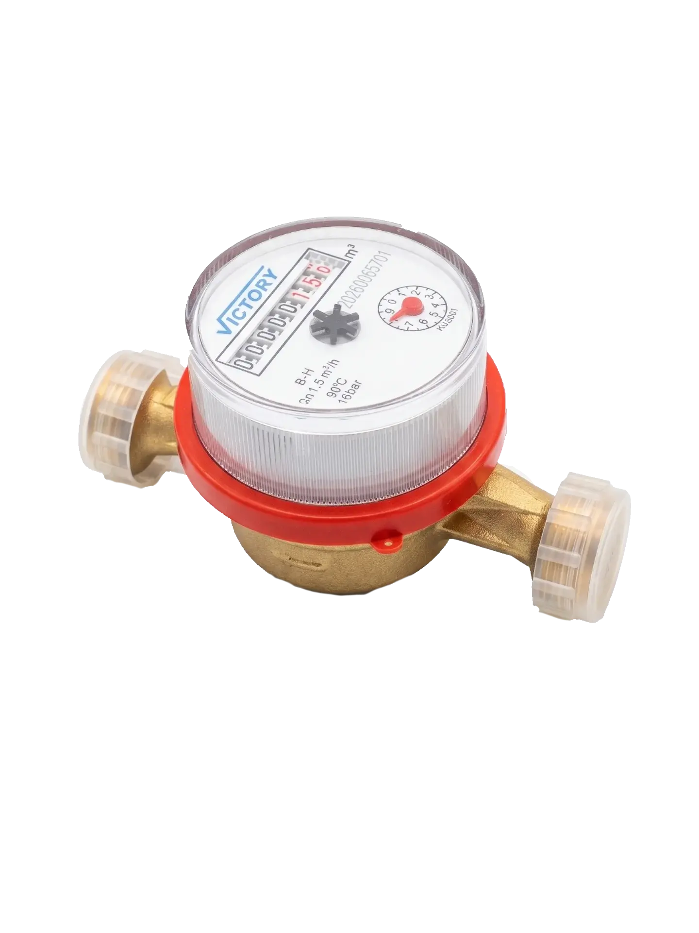 MEDIDOR DE AGUA 3/4" ROJO UNIVERSAL