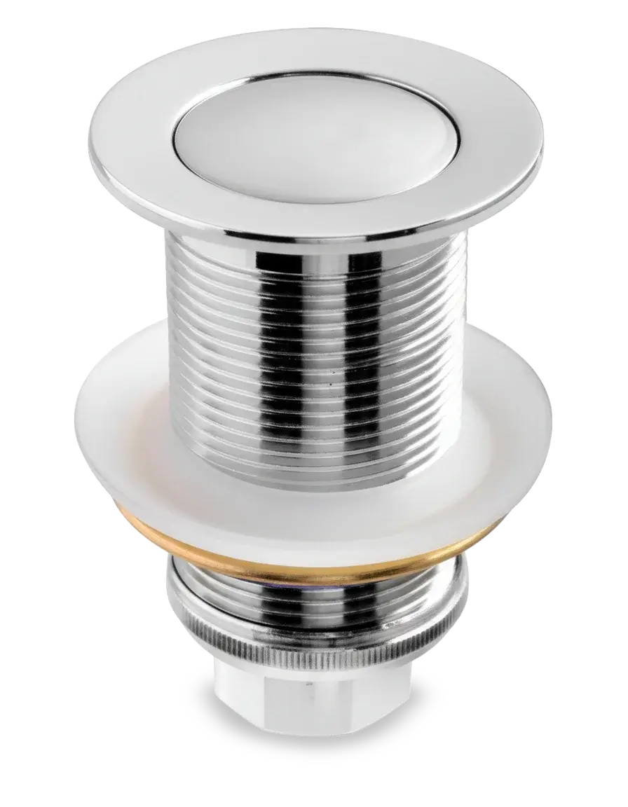 SOPAPA LAVATORIO 1 ¼” AUTOMATICO EN BLISTER MATERIAL BRONCE LATON