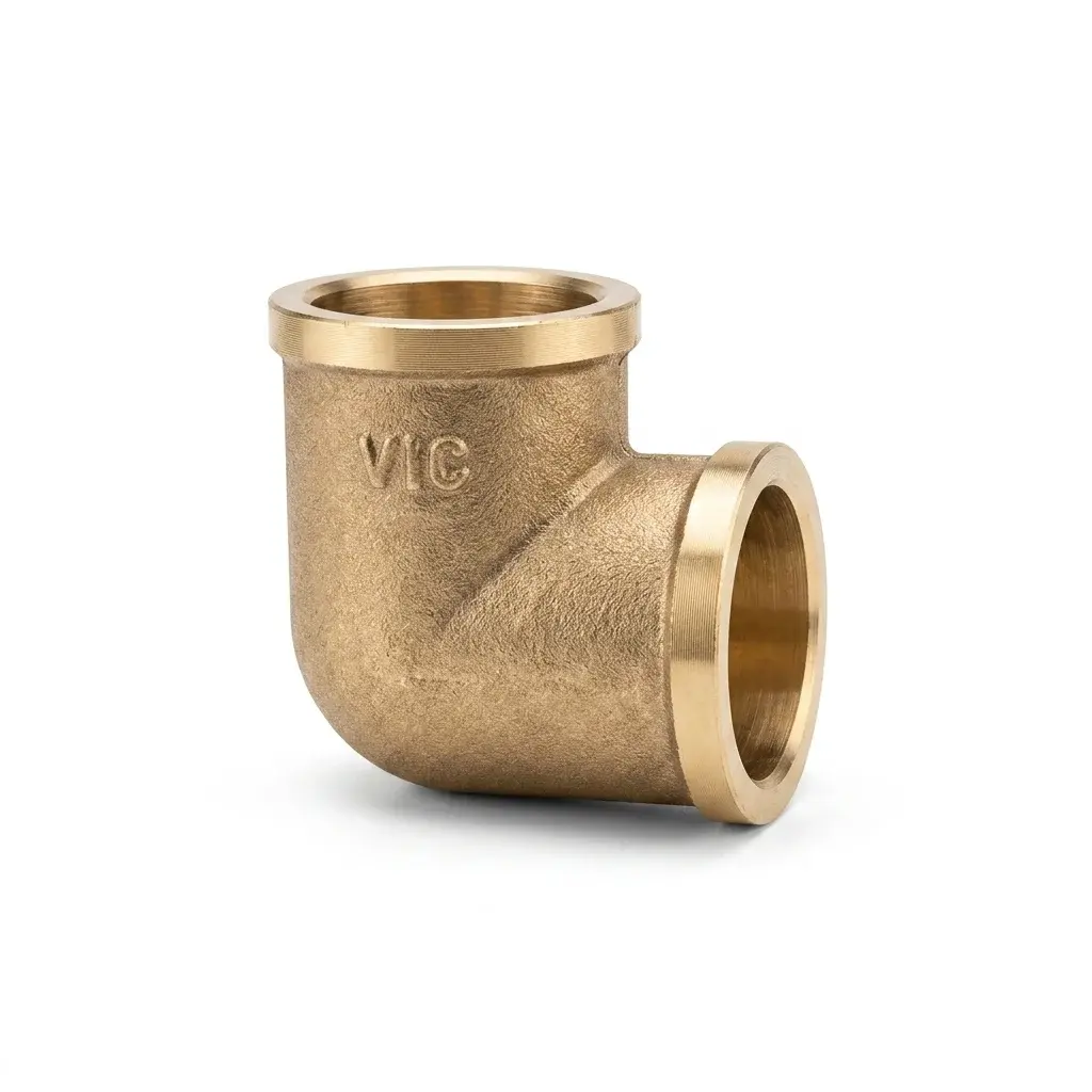 CODO DE 90 DE BRONCE DE 3/4”