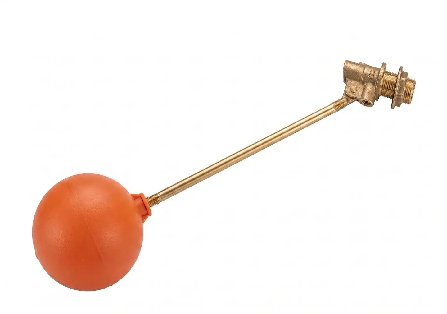 FLOTADOR DE BRONCE BARILLA REDONDA DE 3/4 CON BOYA DE PVC