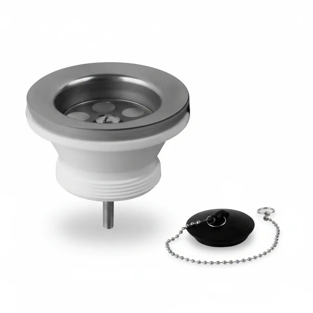 SOPAPA LAVAPLATOS 1 ½ TAPON CON CADENA