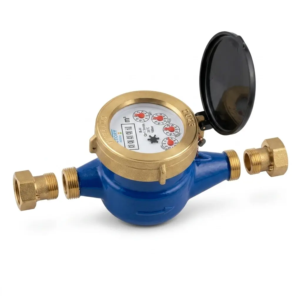 MEDIDOR DE AGUA CHORRO MULTIPLE 15MM m3/H DE 1/2