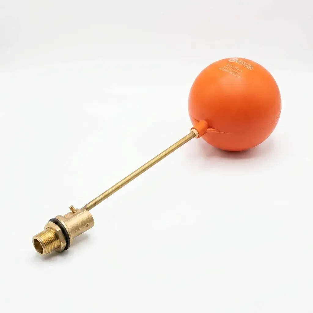 FLOTADOR DE BRONCE DE 1” CON BOYA DE PVC