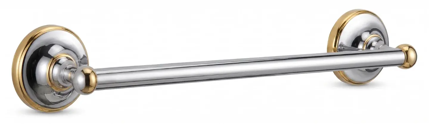 TOALLERO ES BARRA 60 CM CROMO ORO