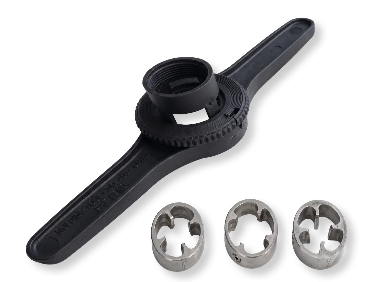 JUEGO TARRAJA DE 3 PIEZAS PARA CAÑERIA HIDRO3 IPS Y PVC DE 1/2” 3/4” Y 1”